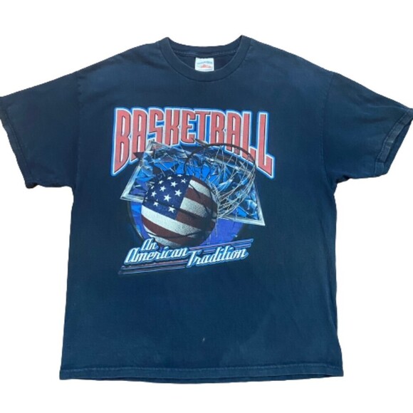 Tennessee River Vintage Basketball American Tradition Navy T-Shirt Men's Size XL - Picture 1 of 7